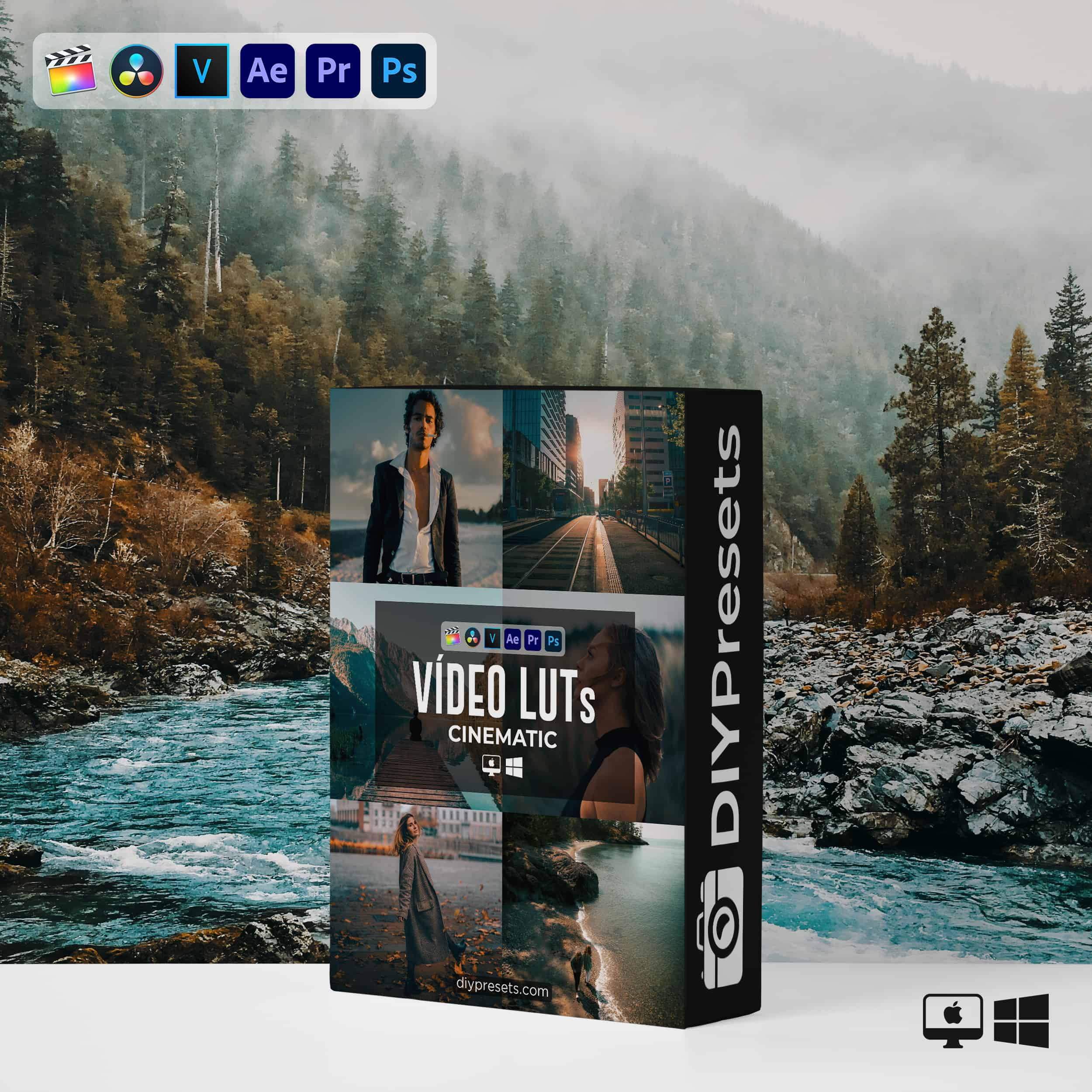Cinematic LUTs Pack Desktop & Mobile