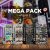 Mega Pack 4 em 1 Presets Desktop & Mobile Lightroom
