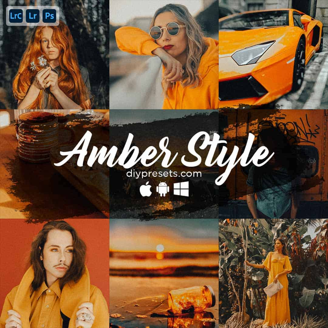 Amber Style Preset Desktop & Mobile Lightroom
