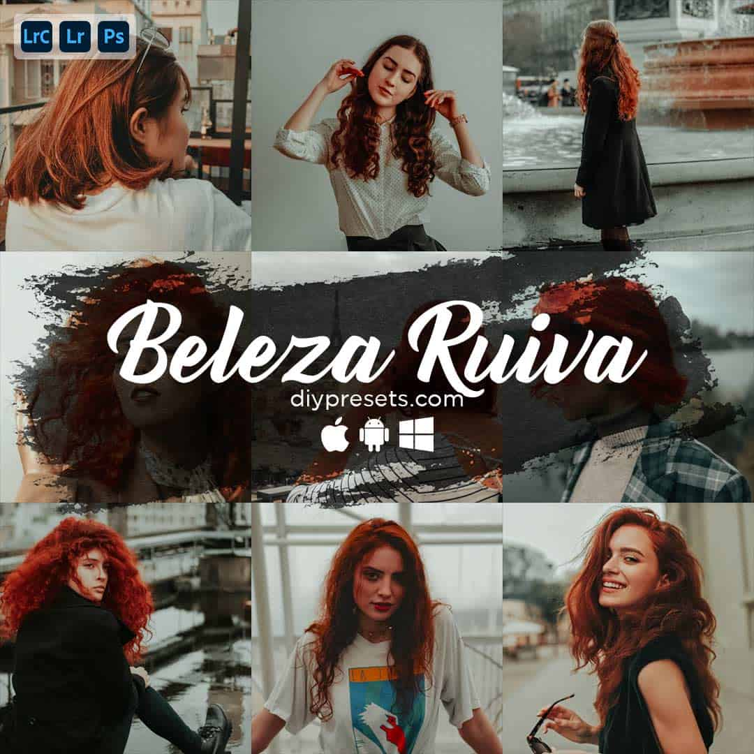 Beleza Ruiva Preset Desktop & Mobile Lightroom