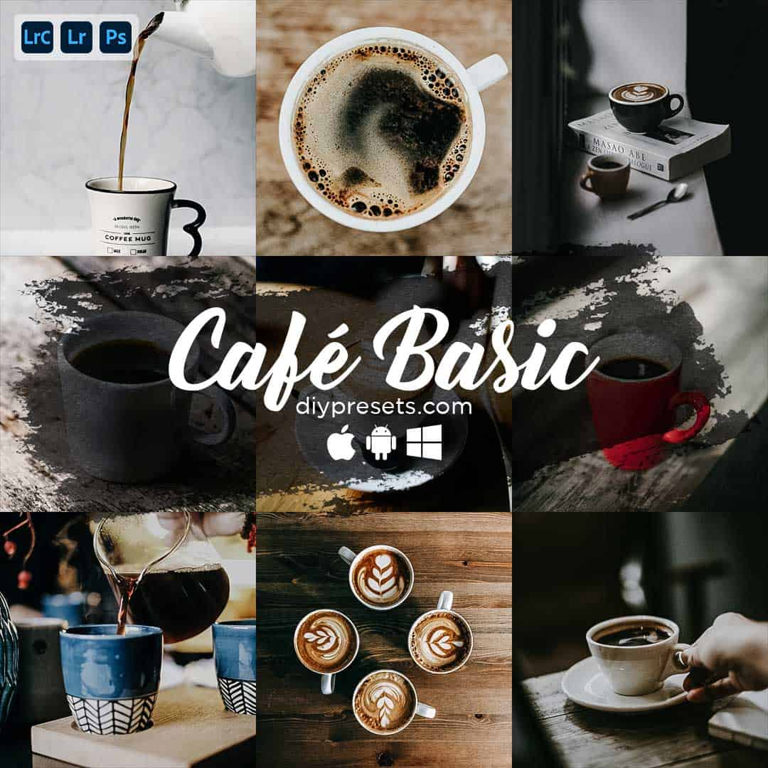 Café Basic Preset Desktop & Mobile Lightroom