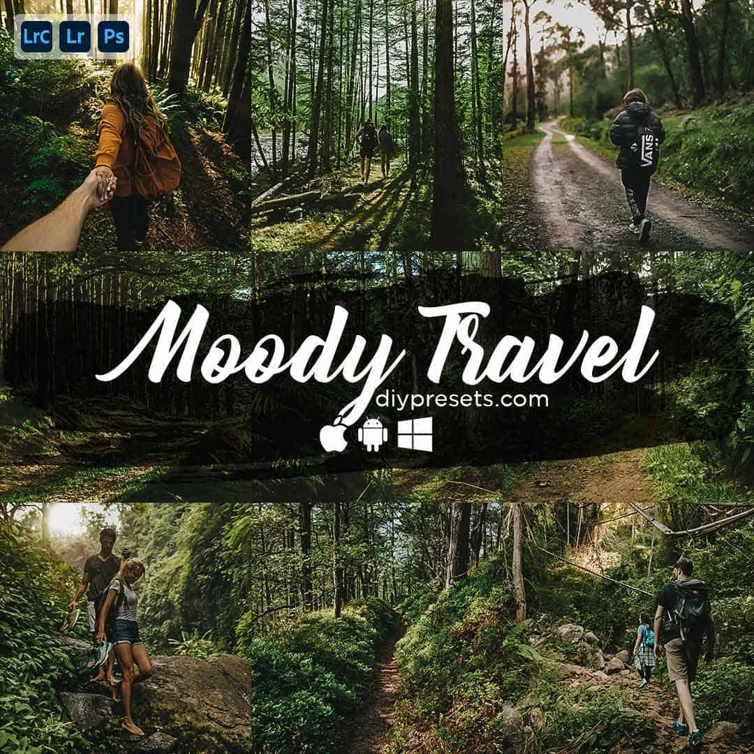 Moody Travel Preset Desktop & Mobile Lightroom