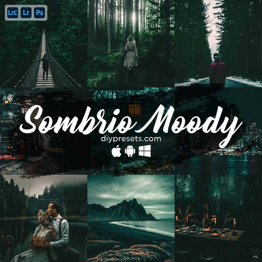 Sombrio Moody Preset Desktop & Mobile Lightroom