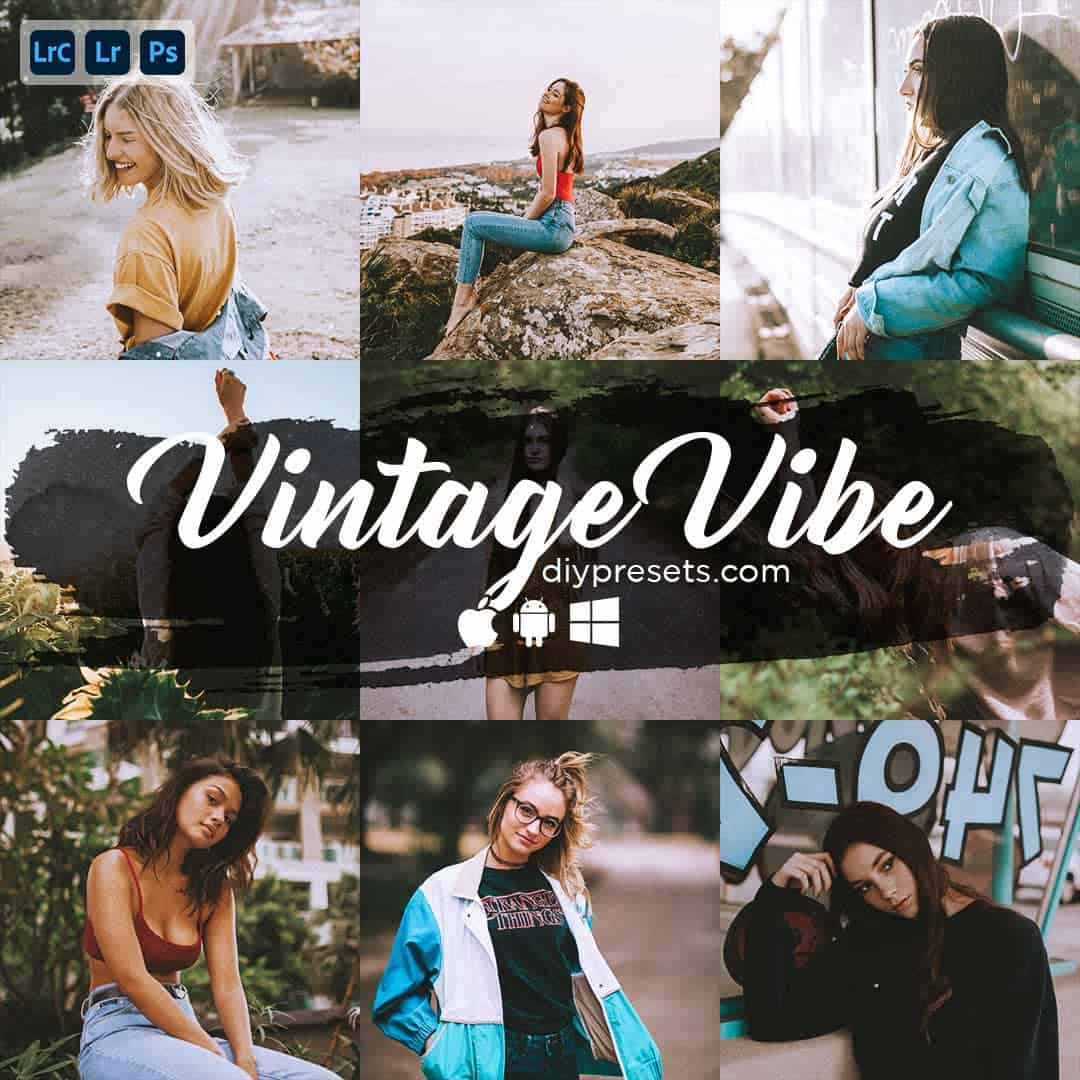 Vintage Vibe Preset Desktop & Mobile Lightroom